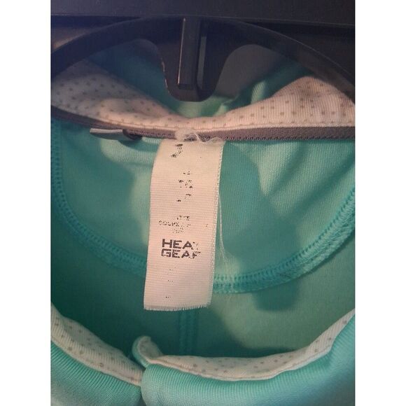 Sleeveless 5 Button Top Under Armour Heatgear Women's Seafoam Green XL 14 - Picture 4 of 8